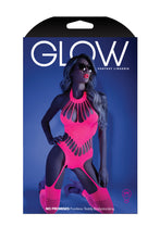 Load image into Gallery viewer, No Promises Bodystocking  Neon Pink
