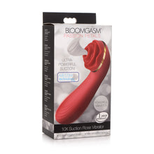 Load image into Gallery viewer, Inmi Bloomgasm Passion Petals 10X Silicone Suction Rose Vibrator
