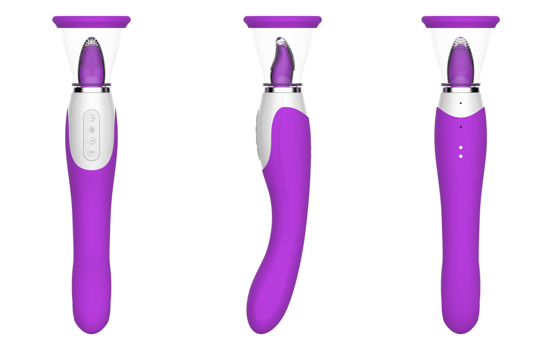 Erotic 3 in 1 Tongue tickler